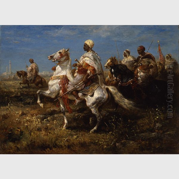 Arabian Horsemen - view 1