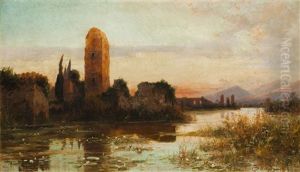 Vorabendliche Landschaft Vorabendliche Landschaft