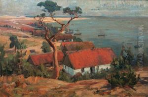 Nida At The Courlandspit by Franz Schreyer
