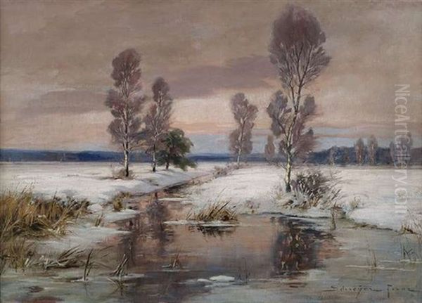 Winterliche Bachlandschaft - view 1