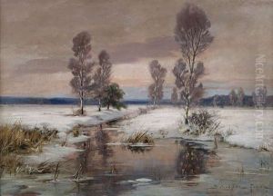 Winterliche Bachlandschaft Winterliche Bachlandschaft