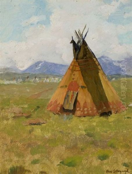 Teepee On The Plains - view 1