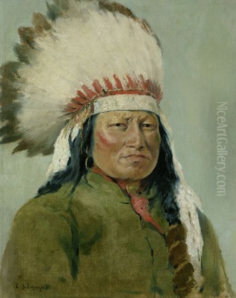 Bildnis Von Rain In The Face, Kriegshauptling Der Hunkpapa Sioux - view 1