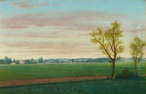 Oberbayerische Landschaft by Georg Schrimpf
