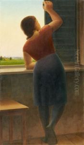 Am Morgen by Georg Schrimpf