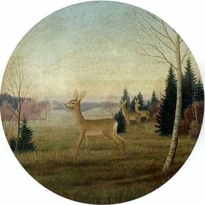 Schutzenscheibe: Drei Rehe Auf Einer Waldweise Schutzenscheibe: Drei Rehe Auf Einer Waldweise