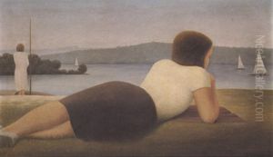 Am Wasser by Georg Schrimpf