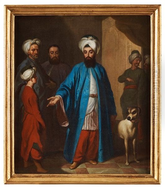 Said Mehmet Efendi In Stockholm 1733 - view 1