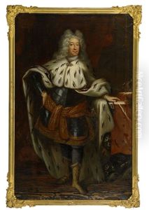 Portratt Av Fredrik I (1676-1751), Konung Av Sverige