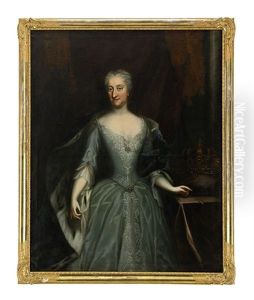 Portratt Av Drottning Ulrika Eleonora D.y. (1688-1741) by Georg Engelhardt Schroeder