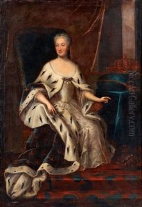 Drottning Ulrika Eleonora (1688-1741) by Georg Engelhardt Schroeder