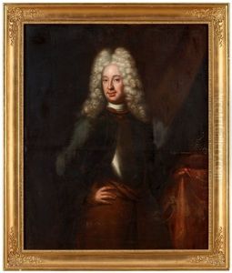 Konung Fredrik I (1676-1751) by Georg Engelhardt Schroeder