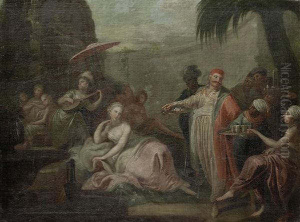 A Courtship Scene (+ A Wedding; Pair) - view 1