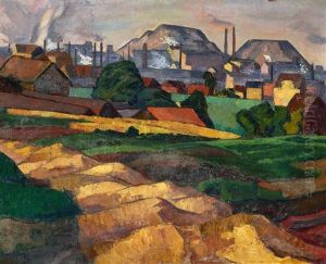 Landschaft by Heinrich Schroeder