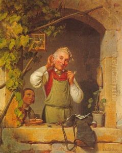 Vogelgezwitscher by Julius Carl Hermann Schroder