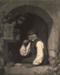 Conversation And A Pipe by Julius Carl Hermann Schroder