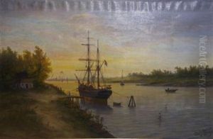 Voilier A Quai - Retour Des Pecheurs