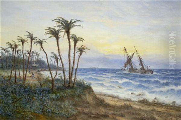 An African Coastal Scene - view 1