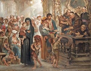 Sharing Bread In The Church