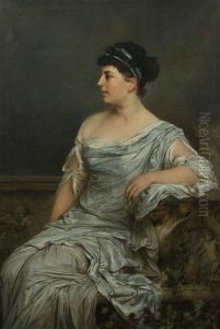 Portrait Of A Lady by Norbert Schroedl