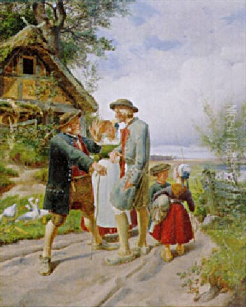 Disput Auf Der Landstase - view 1