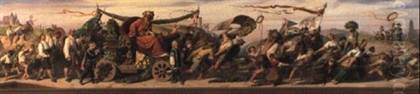 Der Triumphzug Des Konigs Rheinwein - view 1