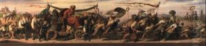 Der Triumphzug Des Konigs Rheinwein by Adolf Schroedter