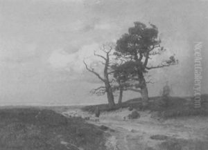 Weite Wiesen- Und Dunenlandschaft by Wilhelm Schroeter