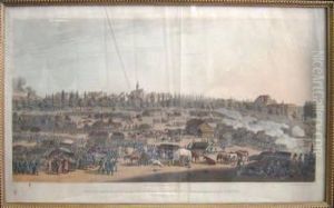 Precipitate Flight Of The French Through Leipzig Pursued By Theallied Armies
