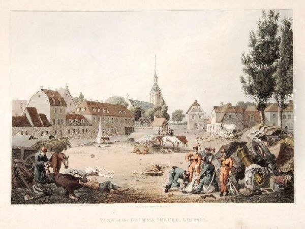 View Of The Grimma Suburb, Leipsic - view 1