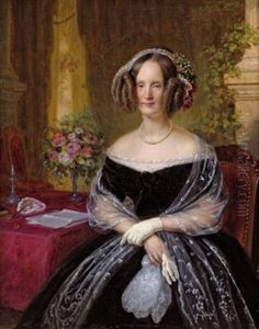 Adelaide Von Mecklenburg, Geb. Von Platen, Gemahlin Heinrich Von Mecklenburgs, Portrait Adelaide Von Mecklenburg, Geb. Von Platen, Gemahlin Heinrich Von Mecklenburgs, Portrait