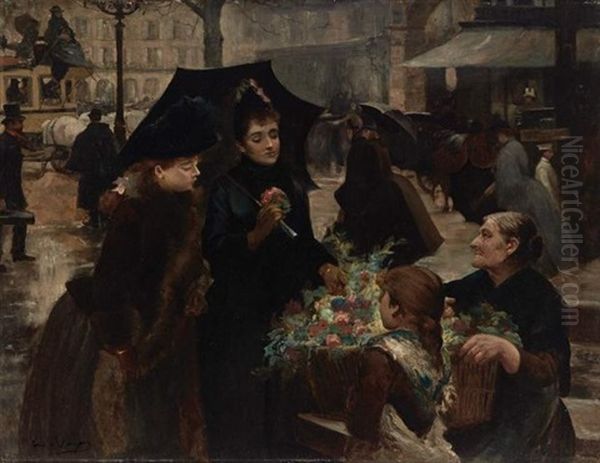 Parisien Flower Vendor - view 1