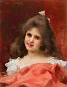 Portrait Of A Young Girl With A Red Cloak