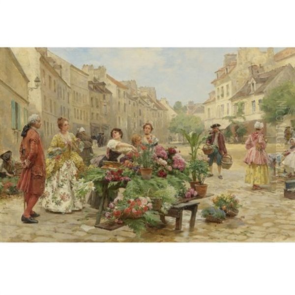 Un Marche Au Xviiie Siecle - view 1