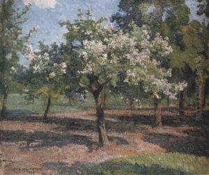 Bluhende Obstbaume by Louis Marie de Schryver