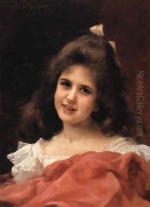 A Young Beauty by Louis Marie de Schryver