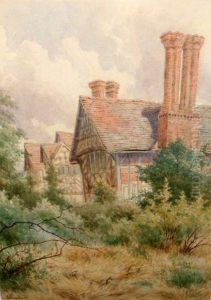 Rural Scene With Cottages by Alfred Ashdown Box