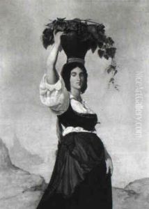 Die Schone Winzerin by Ferdinand Schubert