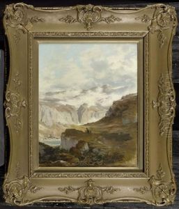 Gebirgslandschaft by Werner Wilhelm Gustav Schuch