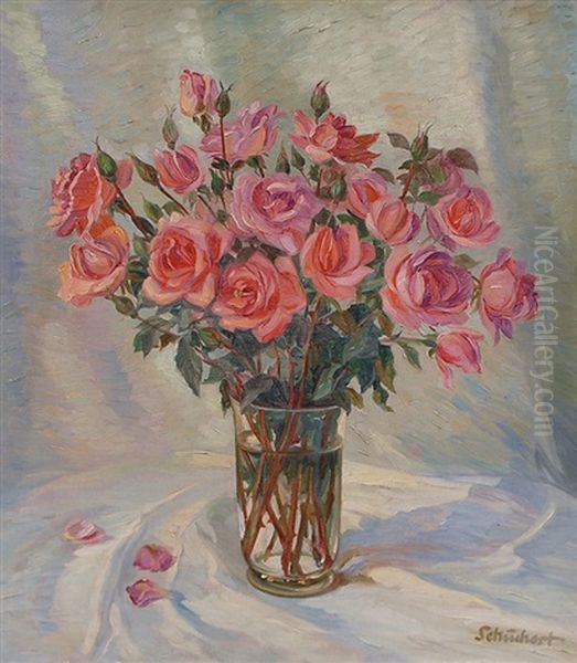 Roses In A Vase - view 1