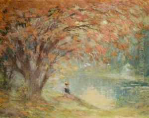 L'automne, Cascade Romantique by Claude Emile Schuffenecker