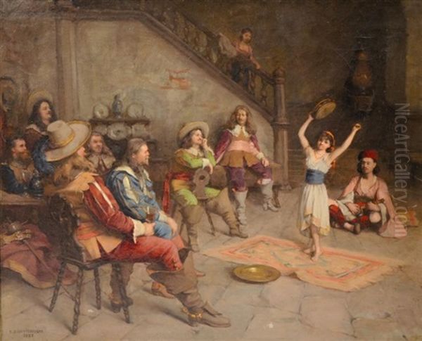 Jeune Fille Au Tambourin - view 1
