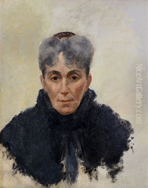 Portrait Of Woman In Black - view 1