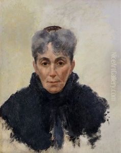 Portrait Of Woman In Black
