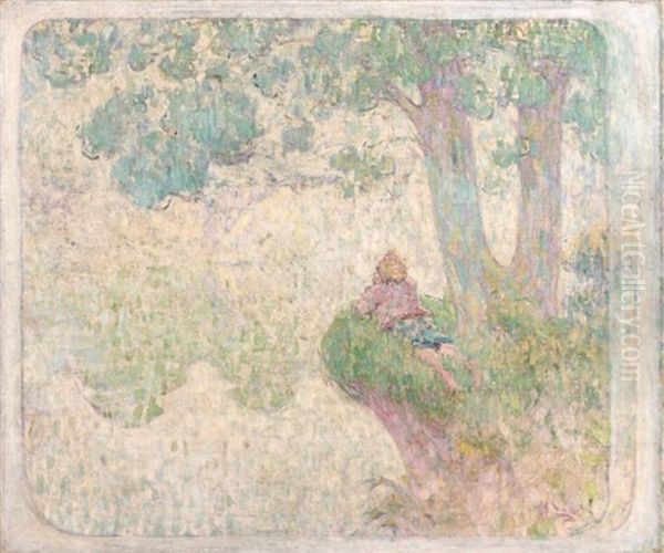 Enfant Au Bord De La Riviere Ou Du Lac - view 1