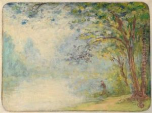 Personnage En Bord De Riviere by Claude Emile Schuffenecker