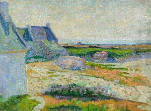 Chaumieres Au Bord De Mer by Claude Emile Schuffenecker