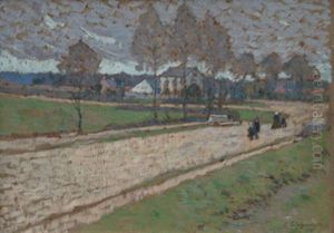 Promenade Sur Le Chemin De Campagne by Claude Emile Schuffenecker