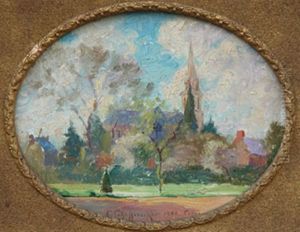 Eglise De St. Germain Des Pres by Claude Emile Schuffenecker