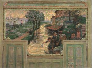 Le Lavoir Public by Claude Emile Schuffenecker